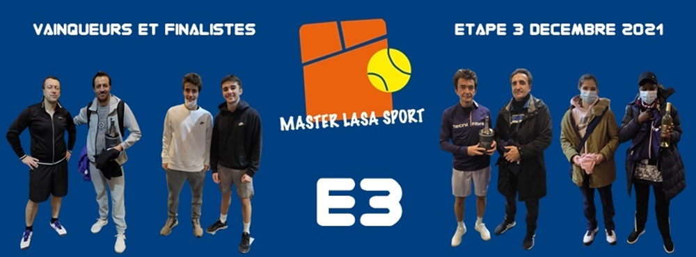 Vainqueurs de l'étape 3 tournoi de Noël 2021